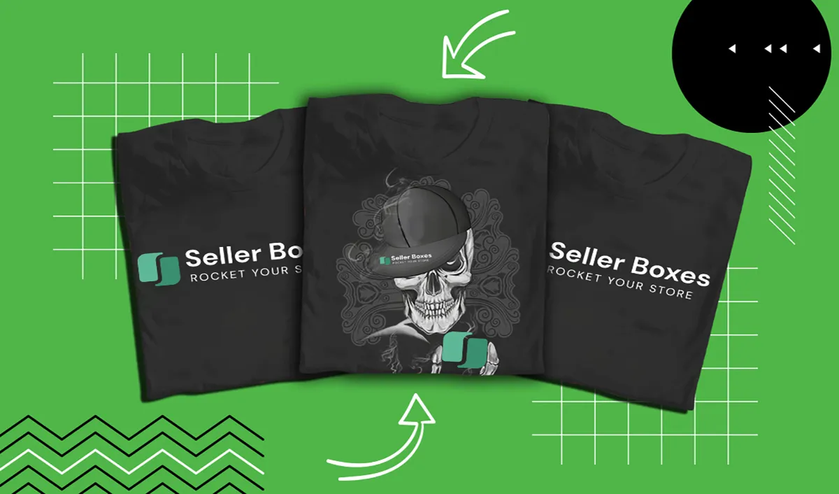 SellerBoxes dark t-shirt collection