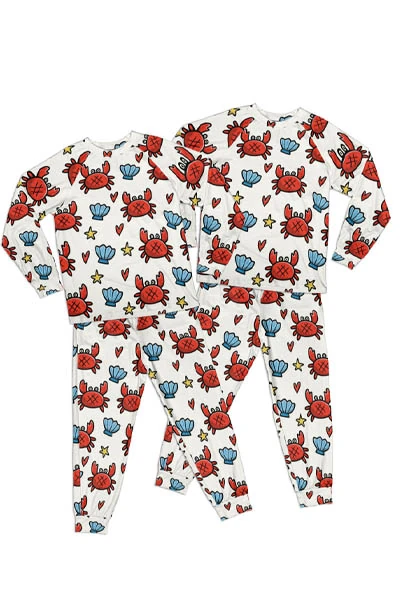 Kid Raglan Pajamas Set — print-on-demand product photo