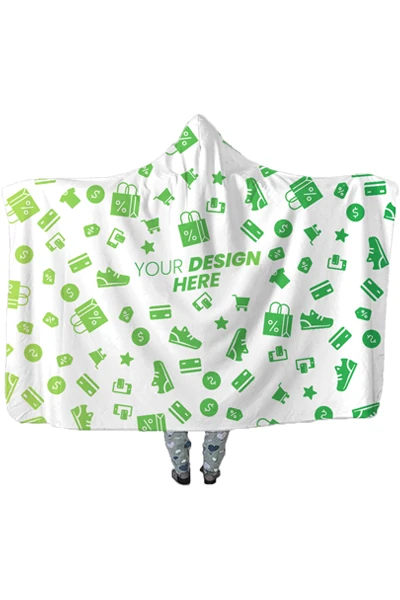 Hooded Blanket — print-on-demand product photo