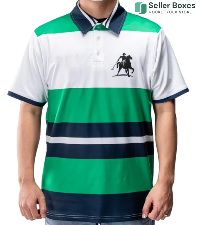 All Over Print Polo Shirt (Premium) — print-on-demand product photo
