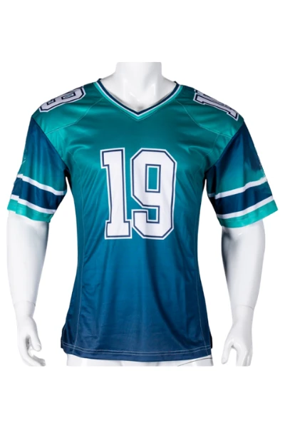 V-neck Short-sleeve Jersey — print-on-demand product photo