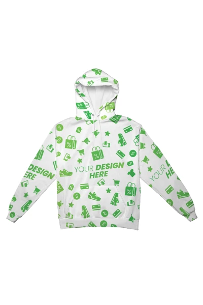 All Over Print Hoodie (Lightweight) — print-on-demand product photo