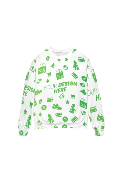 All Over Print Sweatshirt (Premium) — print-on-demand product photo